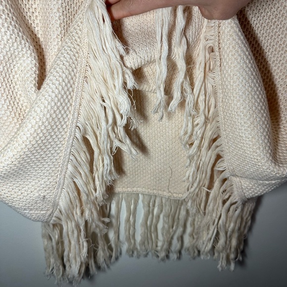 NWT Future Collective Sleeveless Knit Fringed Hem Dress Beige Women’s Size XXL - Picture 6 of 10